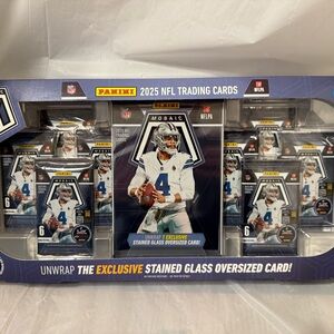Panini Mosaic 2025 NFL Trading Cards Set - Blue and White